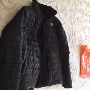 North face reversible jacket